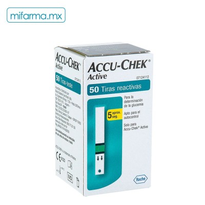 Tiras Reactivas Accu Chek c/50 - Mi Farma