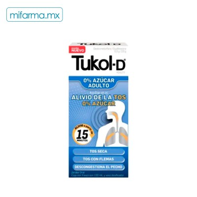 Tukol D 0 Azúcar Jarabe - Mi Farma