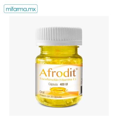 Cápsulas Afrodit 400 UI - Mi Farma