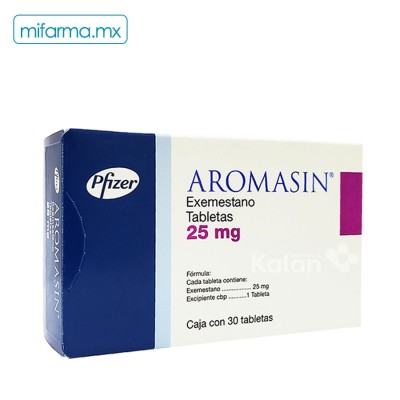 Exemestano Aromasin 25mg c/30 - Mi Farma