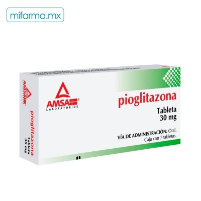 Pioglitazona Tabletas 30 mg - Mi Farma