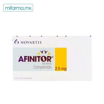 Afinitor 2 5 Comprimidos - Mi Farma