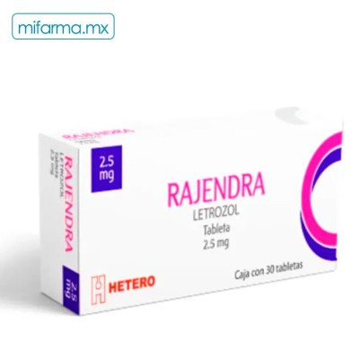 Rajendra Letrozol 2.5mg c/30 - Mi Farma