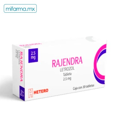Rajendra Letrozol 2.5mg c/30 - Mi Farma