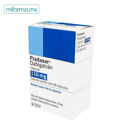 Pradaxar capsulas 110 mg - Mi Farma