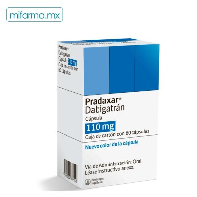 Pradaxar capsulas 110 mg - Mi Farma