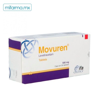 Movuren Levetiracetam de 500 - Mi Farma
