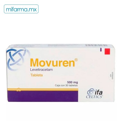Movuren Levetiracetam de 500 - Mi Farma