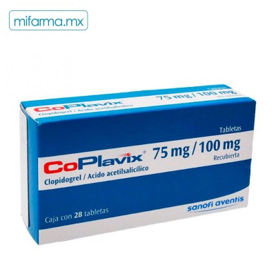 Coplavix 75 100 mg 28 tab - Mi Farma