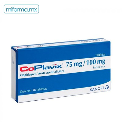 Coplavix 75 100 mg 28 tab - Mi Farma