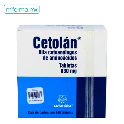 Cetolan Tabletas 630 mg - Mi Farma