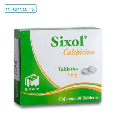 Sixol Colchicina 1 mg - Mi Farma