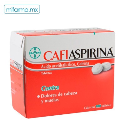Cafiaspirina 100 tabletas - Mi Farma