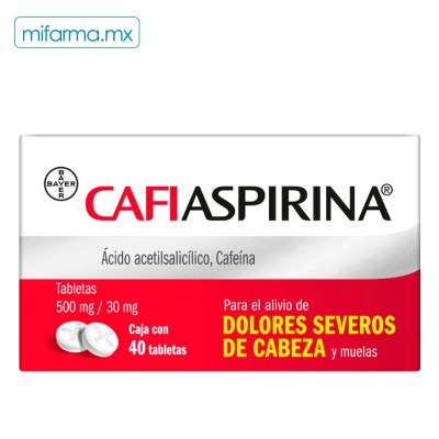 Cafiaspirina de 500 mg - Mi Farma